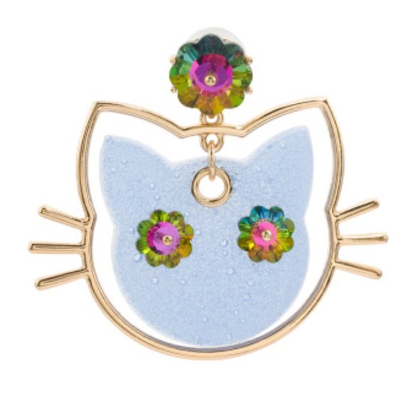 Betsey Johnson KITTY JELLY EARRINGS - Picture 3 of 5
